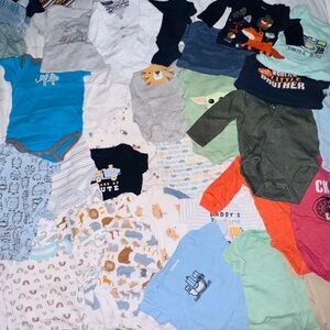 Baby Boy Onesies Mix | 4LBS | 0-3 Months / 3 Months